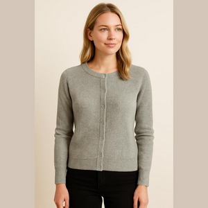 J.Crew alpaca and wool blend buttoned cardigan with rhinestone buttons small